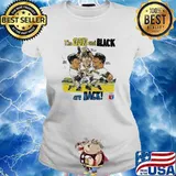THe Gold And Black Are Black Shirt Ladies tee