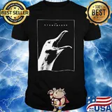 The lighthouse gothic men's pastel grunge heavy metal goth black seagull birds women shirt