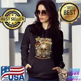 The Rebellious Gardener Wreaking Havoc In The Dirt Skull Flower T-Shirt Hoodie