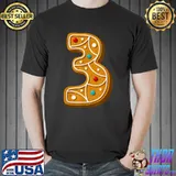 Three 3rd Birthday 3 Years Old Christmas Cookie T-Shirt
