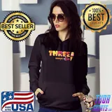 Three Scoops Of Fun Ice Cream 3rd Birthday T-Shirt Hoodie