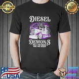 Trucker diesel demon and rule the road run the night trucker diesel demon driver shirt