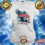 Trump 2024 Let's Go Brandon Shirt Ladies tee