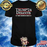 Trump Desantis 2024 Take America Back Star Shirt