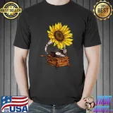 Turntable With Sunflower T-Shirt