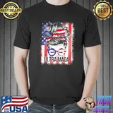 Ultra Maga Girl American Flag shirt