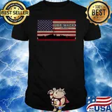 USS Mack DE-358 Ship American Flag Premium T-Shirt