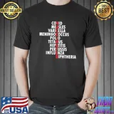 Vaccinated covid measles varicella meningococcus polio classic shirt