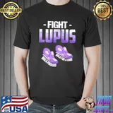 Walk proud for a cure fight lupus awareness month supporter shortsleeve shirt