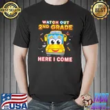 Watch Out 2nd Grade Here I Come Second School Bus T-Shirt