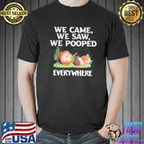 We came we saw cute wheek Guinea pig lover shortsleeve shirt
