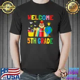 Welcome 5th Grade Learning Tools And Owl T-Shirt