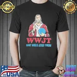 What would Jesus throw funny disc golf men women Valentine birthday fathers day mothers day patricks day gift wws classic shirt