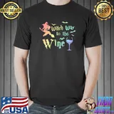 Witch Way To The Wine Halloween T-Shirt