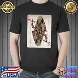 Womens African Queen Card Hearts Black Pride T-Shirt