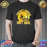 You can't scare me I am a dirt bike moonlight motorbike halloween shirt