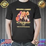 22 years anniversary miranda lambert shirt