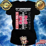 25th anniversary national championship Nebraska Cornhuskers Signatures Shirt Ladies tee