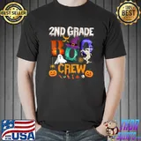 2nd Grade Boo Crew Zombie Pumpkins Halloween Costume T-Shirt