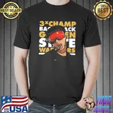 3 time champ back 2 back champions golden state warriors stephen curry funny fanart shirt