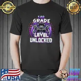 3rd Grade Level Unlocked Controller Game On Back To School T-Shirt