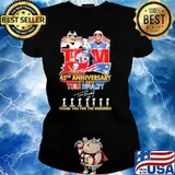 45th anniversary Tom Brady thank for the memories signatures s Ladies tee