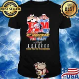 45th anniversary Tom Brady thank for the memories signatures shirt