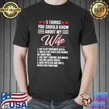 5 things you should know about my wife november queen shirt