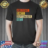 50th Birthday 50 Year Old Awesome Since September 1972 T-Shirt