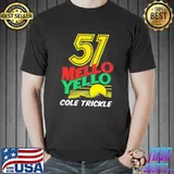 51 mello yello cole trickle days of thunder retro nascar car racing classic shirt
