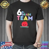 6th Grade Apple Pencil Back To School T-Shirt