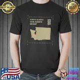 Algona Washington King County 1955 Maps Coordinates Graphic T-Shirt