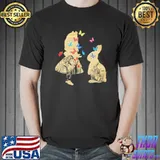 Alice and the rabbit vintage wonderland book classic shirt