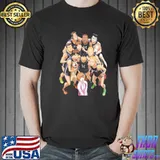 All characters of kaze ga tsuyoku fuiteiru run with the wind anime artwork shirt