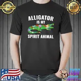 Alligator Is My Spirit Animal Crocodile Kids Reptile T-Shirt