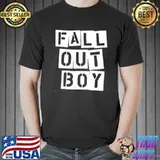 Alphabet card fall out boy classic shirt