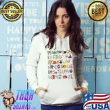 Alphabet Halloween ABCs Learning Kindergarten School Teacher T-Shirt Hoodie