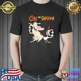 And chicken cow iconic greeting shirt