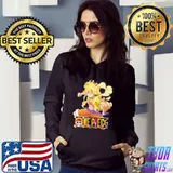 Anime One Piece Monkey D. Luffy Straw Hat Shirt Hoodie