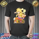 Anime One Piece Monkey D. Luffy Straw Hat Shirt