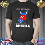 AntI Biden donkeypox is destroying America inflaltion colorful print classic shirt
