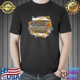Basketball Granddaughter Leopard Bleached Family Matching T-Shirt