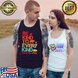 Be Kind To Every Kind Animal Lives Matter Vegetarian Duck Cow Chicken Pig T-Shirt Tank Top