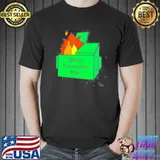Biden economic plan dumpster fire shirt