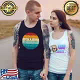 Bitcoin Cartoon Crypto Vintage Art T-Shirt Tank Top