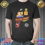 Bitcoin miner super Mario crypto classic shirt