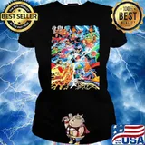 Black Adam Cover All Characters DC Comics Vintage Shirt Ladies tee