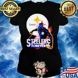 Black Panther Steelers forever Pittsburgh Steelers s Ladies tee
