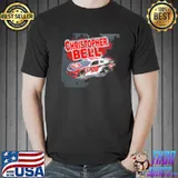 Black xfinity driver car active retro nascar car racing christopher bell sport shirt