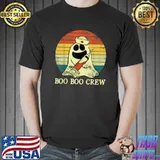 Boo Boo Crew Ghost Nurse Vintage Halloween 2022 Nursing RN T-Shirt